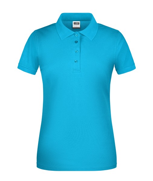 James & Nicholson, Ladies' BIO Workwear Polo, turquoise