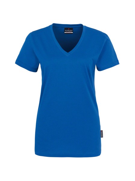 HAKRO, Damen V-Shirt Classic, royalblau