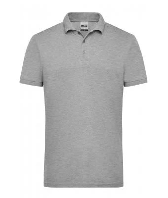 James & Nicholson, Men's Workwear Polo, grey-heather