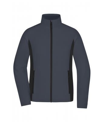 James & Nicholson, Ladies' Stretchfleece Jacket, carbon/black