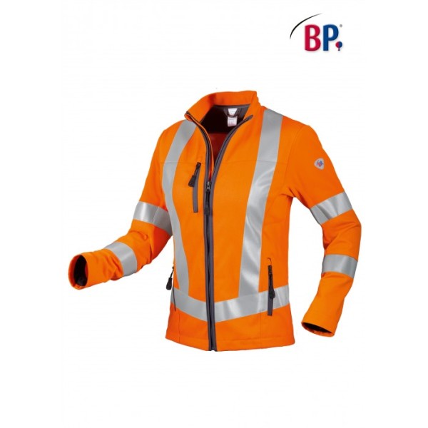 BP, Hybrid-Arbeitsjacke für Damen, warnorange