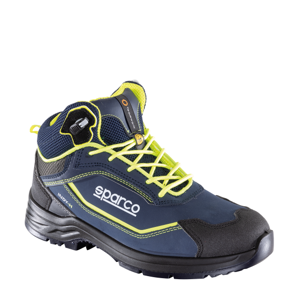 Sparco - Sicherheitsschuhe "Indy Richmond S3 ESD", navy/gelb