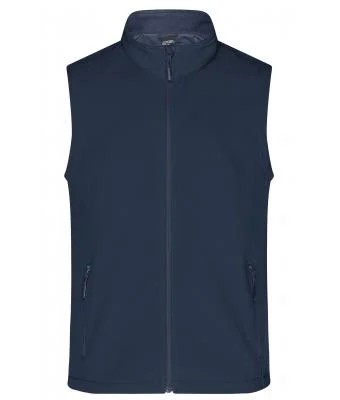 James & Nicholson, Men's Promo Softshell Vest, navy/navy