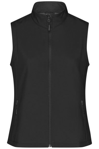 James & Nicholson, Ladies' Promo Softshell Vest, black/black