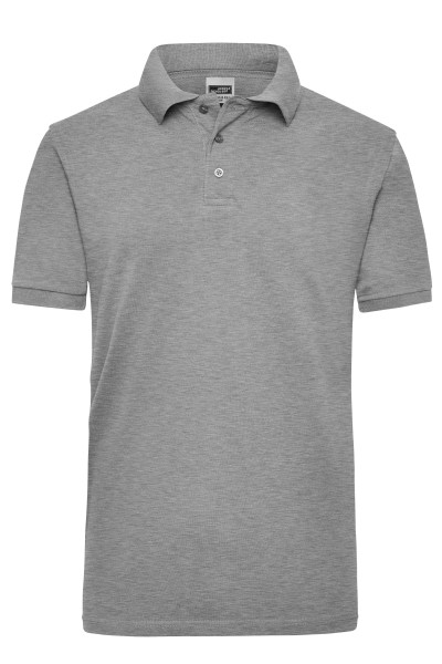 James & Nicholson, Workwear Polo Men, grey-heather